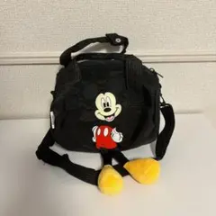 ZARA ミッキーショルダーバッグ 黒