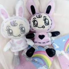 SEGAナルミヤキャラクター　マスコット　ベリエちゃん 白　ぴんく　メゾピアノ