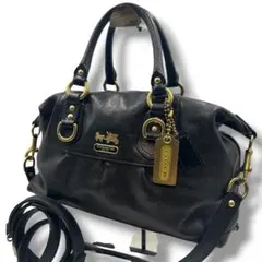 コーチCOACH マディソン サブリナ レザー トートバッグ ミニボストンのサムネイル