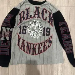 Denim Tears Black Yankees 長袖Tシャツ