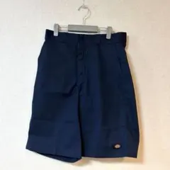 Dickies ハーフパンツ ルーズフィット ネイビー W32