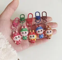 ラブブ らぶぶ Labubu キーホルダー　6点セット