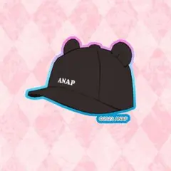 【同梱100円】　くまみみキャップブラック　アクセ　プリマジ
