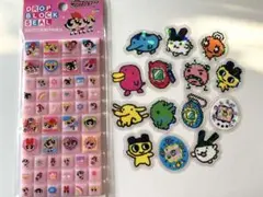 パワパフ　パワーパフガールズ　たまごっち　タイルシール　ホログラム　クリア