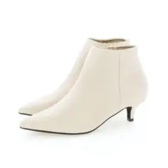 ランダ RANDA ポインテッドトゥ ショートブーツ 22cm〜22.5cm