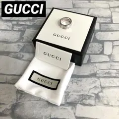 【GUCCI】シルバーリング 箱・布袋付き　男女兼用　メンズのサムネイル