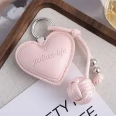 ピンク キーホルダー キーリング バッグチャーム じゃらじゃらキーホルダー