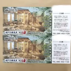 やま幸 入場券 2枚 セットのサムネイル