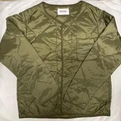 【BEAMS BOY】ビームスボーイ キルティングジャケット オリーブ カーキ