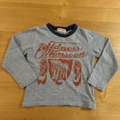 【CHOCK-A-BLOCK】キッズ長袖Tシャツ 110cm グレー