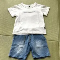 F.O.KIDS THINK POSITIVE Tシャツ ニコちゃん　半ズボン