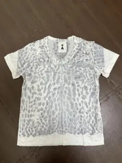 エィス　Tシャツ　シルバー　箔押し　アニマル柄のサムネイル