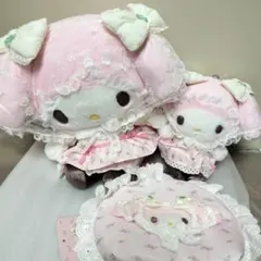 マイメロディ ぬいぐるみ マスコット　ポーチ　3点セット