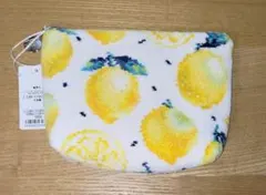 ラブラリーバイフェイラー レモンドット ポーチ Ｍ ホワイト