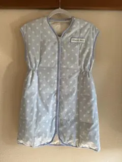 ベビースリーパー 水玉模様 水色