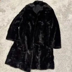 美品 BALMAIN ミンク シルク ファーコート エレガント フォーマル 