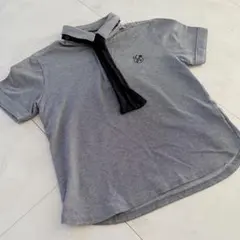 コムサ/120 ネクタイ付きポロシャツ