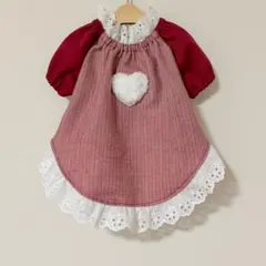 Sサイズ＊ヘリンボーン柄シャーリングワンピース