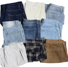 パンツセット売り　まとめ売り　ズボン　ボトムス　古着