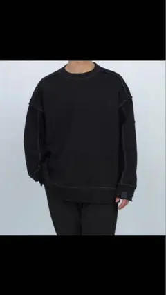 【SUAVELE】トレーナー　スウェット　L　黒