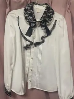 Secret Honey レース付き長袖シャツ