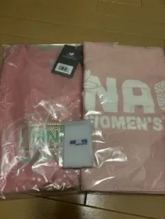 名古屋ウィメンズマラソン　完走Tシャツ（Ｌ)とタオルとミラーのサムネイル