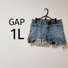 02133 GAP BOOT CUT デニムショートパンツ 1L スボン デニム