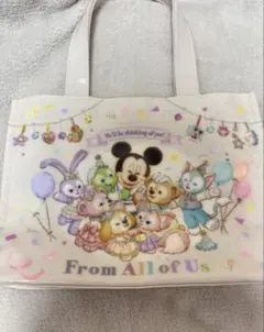 ディズニーシー　ダッフィー＆フレンズ　フロム オール オブ アス　トートバッグ