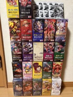 ONE PIECE カードゲーム 歴代 ボックスフルコンプリートセット - メルカリ