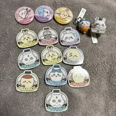 ちいかわ　くら寿司　缶バッジ　マグネット　キーホルダー