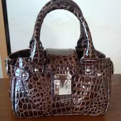 クロコダイル調バッグ