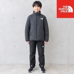 ノースフェイス 中綿ジャケット ダークグレー キッズ150
