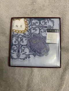 CELINE　大判ハンカチ　スカーフ　箱付き
