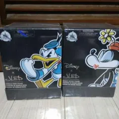 Disney x JLED ドナルドダック ミニーマウス フィギュア