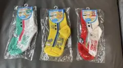 新品　キッズ靴下 ソックス　3足セット 新幹線　デザイン　15-20cm