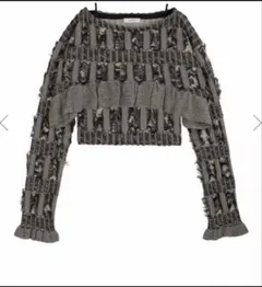 AMERI MANY WAY JACQUARD SHORT KNIT TOPのサムネイル