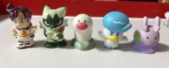 ポケモンキッズ　指人形　5体