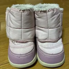 IFME キッズ ピンク キルティングブーツ 15センチ