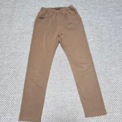 MUJI 無印良品 ロングパンツ 140cm ブラウンのサムネイル