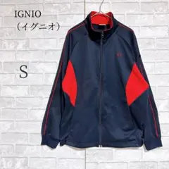 IGNIO イグニオ スポーツウェア 上 トラックジャケット メンズ S 赤黒のサムネイル