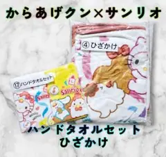 ローソン からあげクン×サンリオ 当りくじ ハンドタオルセット ひざ掛け