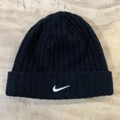 NIKE ナイキ　90s ニットキャップ　ニット帽　ブラック