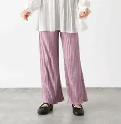 GLOBAL WORK　DRY　プリーツイージーパンツ