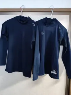 TIGORA DESCENTE 裏起毛　長袖 　アンダーシャツ　紺 サイズ150