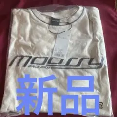 MOUSSY ロゴ刺繍 半袖Tシャツ オフホワイト FREEのサムネイル
