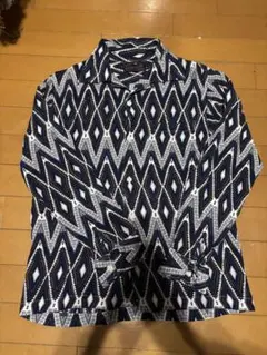 ワ*キ様 60s 70s ヴィンテージ　レーヨン総柄シャツ