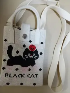 黒猫 ショルダーポシェットのサムネイル