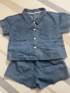 SHEIN デニムセットアップ 90サイズ相当