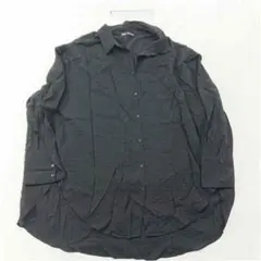◎ザラ ZARA ブラックシャツ レディース