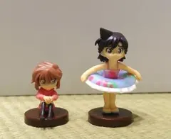 名探偵コナン　チョコエッグ　2　プラス　灰原哀　毛利蘭　水着　幼少期　食玩